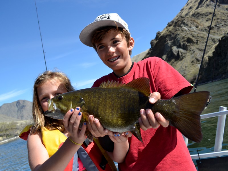 snake river bass fishing with the family