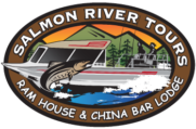 china bar lodge salmon river tours logo